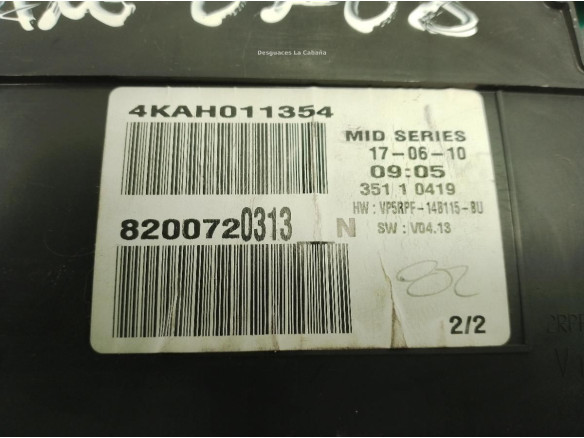 8200720313L CUADRO INSTRUMENTOS RENAULT MEGANE II (BM0/1_, CM0/1_)|Desguaces La Cabaña