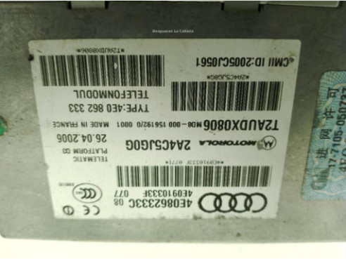 4E0862333C CENTRALITA MOTOR AUDI A8 (4E2, 4E8)|Desguaces La Cabaña