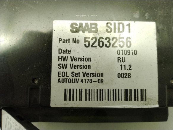 5263256 DISPLAY SAAB 9-5 (YS3E)|Desguaces La Cabaña