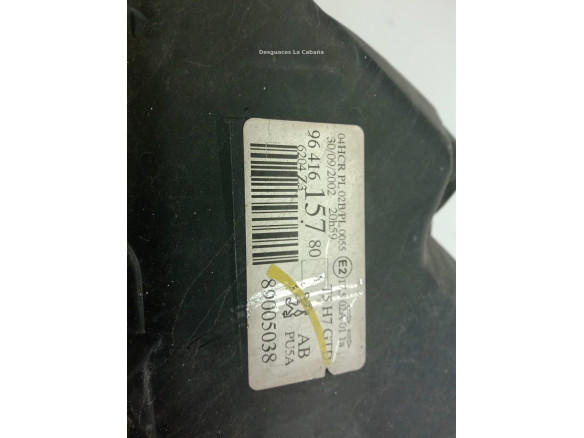6204Z3 FARO IZQUIERDO PEUGEOT 307 SW (3H)|Desguaces La Cabaña
