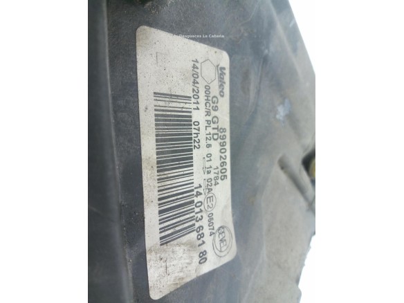 89902605 FARO IZQUIERDO CITROEN JUMPY |Desguaces La Cabaña