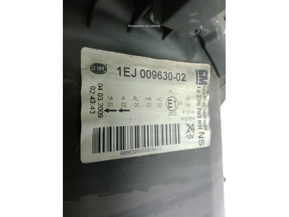 22831927 FARO DERECHO OPEL INSIGNIA A Sports Tourer (G09)|Desguaces La Cabaña