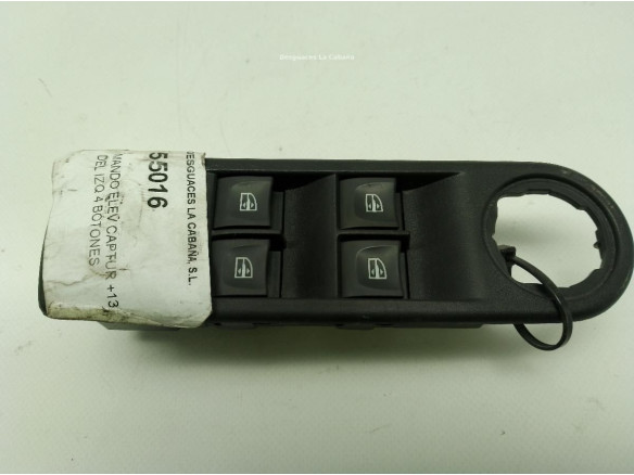 MANDO ELEVALUNAS PUERTA LAT DEL IZQ RENAULT CAPTUR (J5_, H5_)|Desguaces La Cabaña