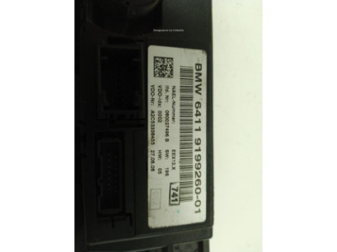 6411919926001 MANDO CLIMA BMW 3 (E90)|Desguaces La Cabaña