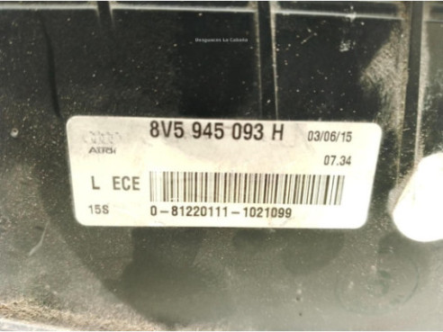 PILOTO TRA IZQ INT AUDI A3 Descapotable (8V7, 8VE)|Desguaces La Cabaña