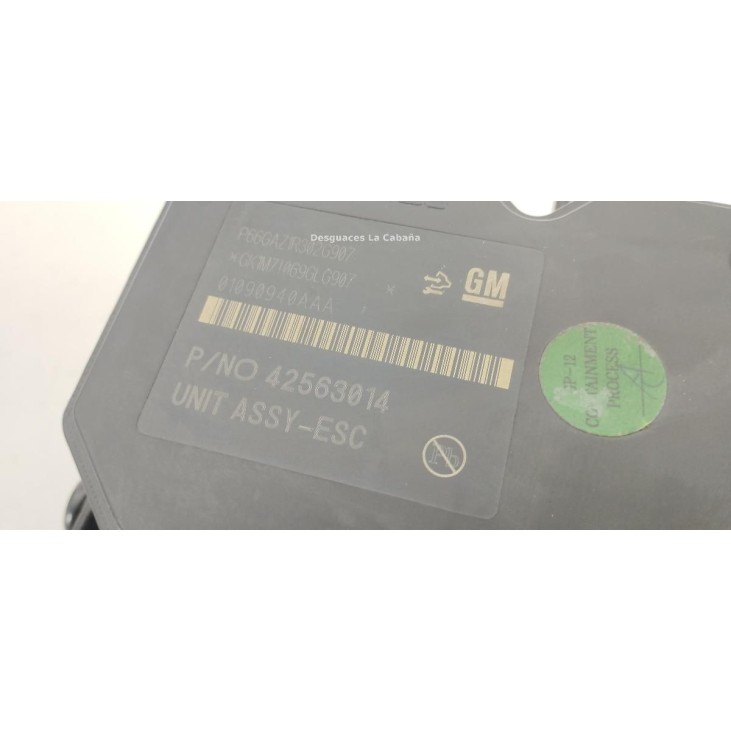 42563014 GRUPO ABS OPEL MOKKA / MOKKA X (J13) |Desguaces La Cabaña