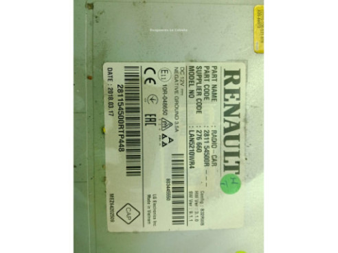  281154500R PANTALLA MULTIMEDIA RENAULT CLIO IV (BH_)|Desguaces La Cabaña