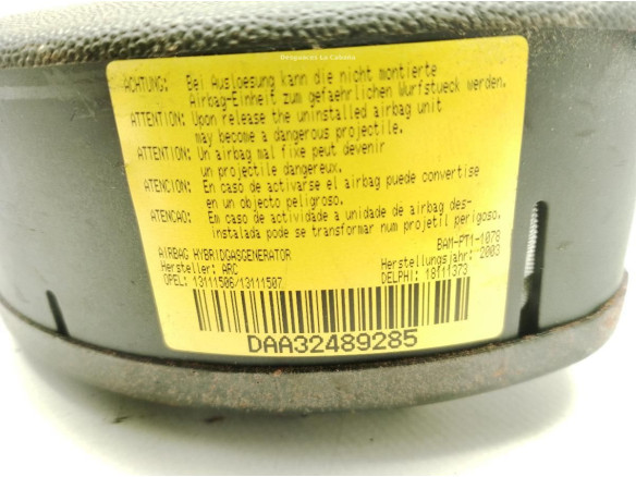 AIRBAG IZQ OPEL CORSA C (X01)|Desguaces La Cabaña