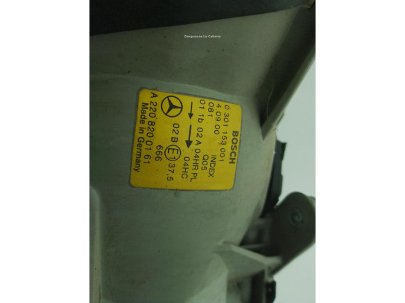 A2208200161, FARO IZQUIERDO MERCEDES BENZ CLASE S (W220)|Desguaces La Cabaña