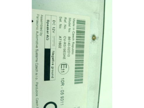 8614002D10, CVRS19E0AE PANTALLA MULTIMEDIA TOYOTA COROLLA Sedán (_E21_)|Desguaces La Cabaña