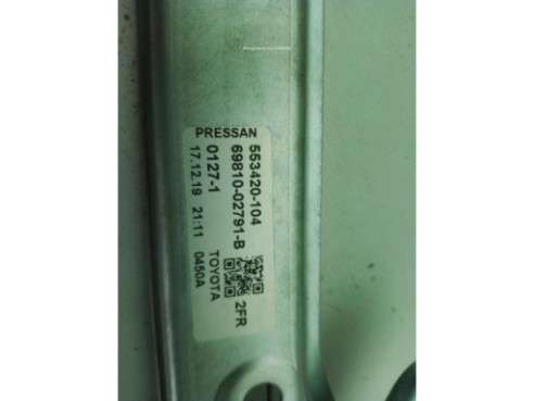 6981002791 ELEVALUNAS PUERTA LAT DEL DER TOYOTA COROLLA Sedán (_E21_)|Desguaces La Cabaña