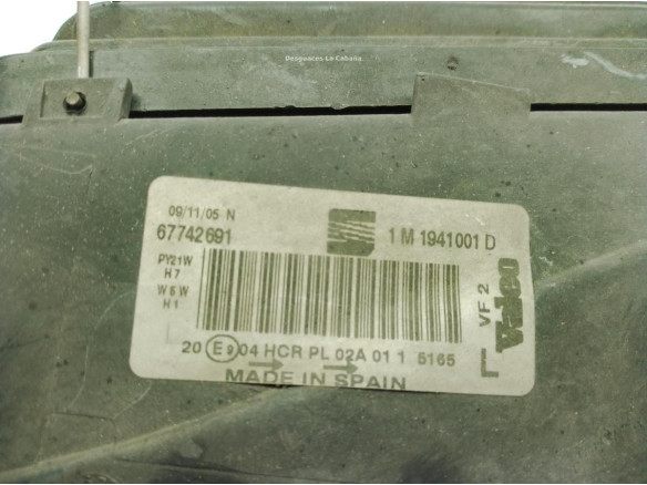 1M1941015, 1M1941001D FARO IZQUIERDO SEAT LEON (1M1)|Desguaces La Cabaña