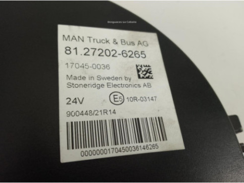 81272026265 CUADRO INSTRUMENTOS MAN TGX|Desguaces La Cabaña