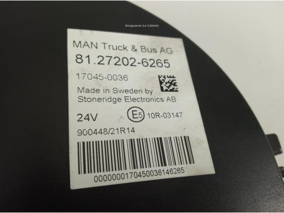 81272026265 CUADRO INSTRUMENTOS MAN TGX|Desguaces La Cabaña