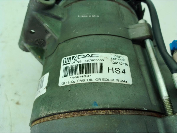 13339088 COMPRESOR AA CHEVROLET CRUZE (J300)|Desguaces La Cabaña