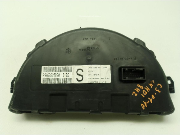 P660225880D02, CUADRO INSTRUMENTOS CITROEN C3 I (FC_)|Desguaces La Cabaña