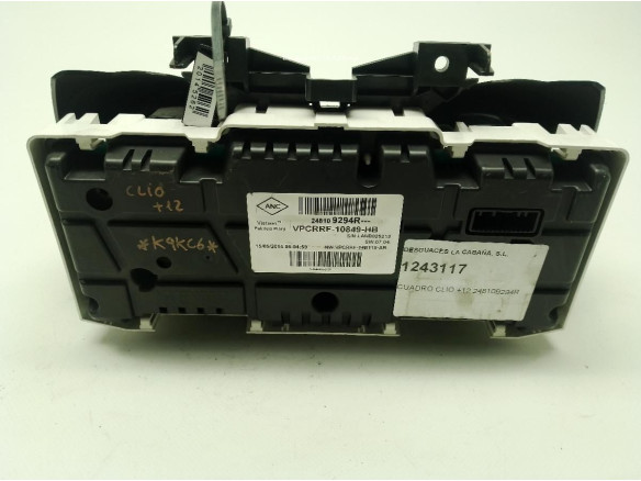248109294R CUADRO INSTRUMENTOS RENAULT CLIO IV (BH_)|Desguaces La Cabaña