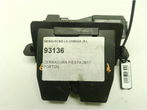 CERRADURA PORTON / TAPA MALETA FORD FIESTA VI|Desguaces La Cabaña