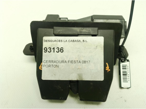 CERRADURA PORTON / TAPA MALETA FORD FIESTA VI|Desguaces La Cabaña