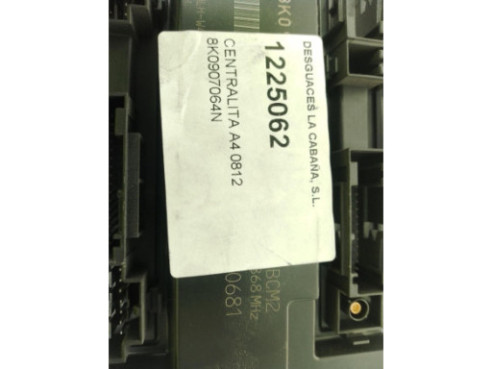 8K0907064N CENTRALITA MULTIFUNCION AUDI A4 (8K2, B8)|Desguaces La Cabaña