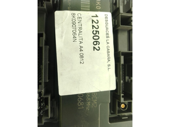 8K0907064N CENTRALITA MULTIFUNCION AUDI A4 (8K2, B8)|Desguaces La Cabaña