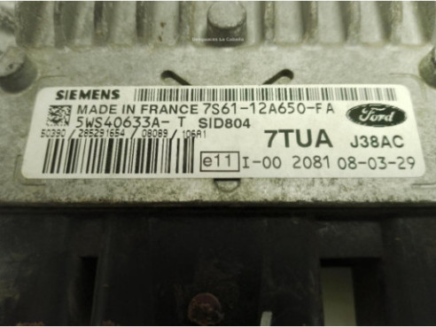 7S6112A650FA,5WS40633A, CENTRALITA MOTOR FORD SinValor|Desguaces La Cabaña
