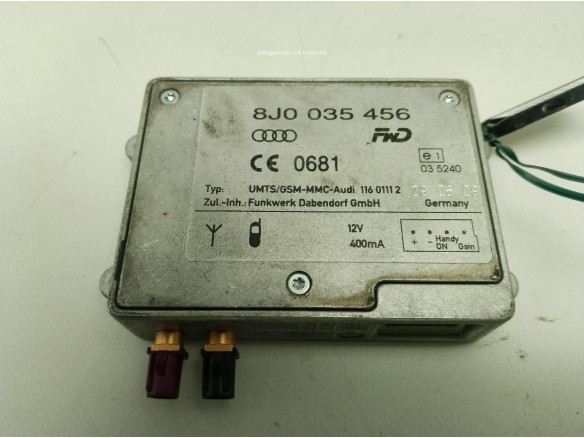 8J0035456, CENTRALITA MOTOR AUDI Q5 (8RB)|Desguaces La Cabaña