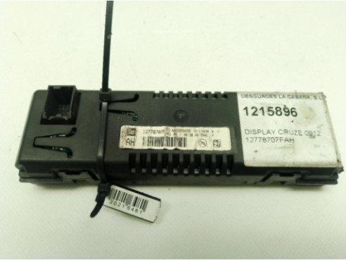 12778707FAH, DISPLAY CHEVROLET CRUZE (J300)|Desguaces La Cabaña