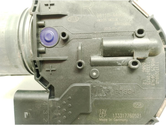 MOTOR LIMPIAPARABRISAS DEL DER KIA CARENS IV|Desguaces La Cabaña