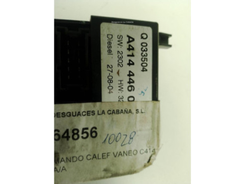 MANDO CALEFACCION MERCEDES BENZ VANEO (414)|Desguaces La Cabaña