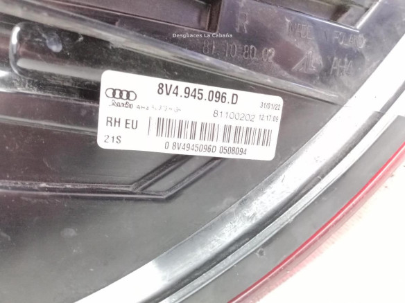 PILOTO TRA DER EXT AUDI A3 Sportback (8VA, 8VF)|Desguaces La Cabaña