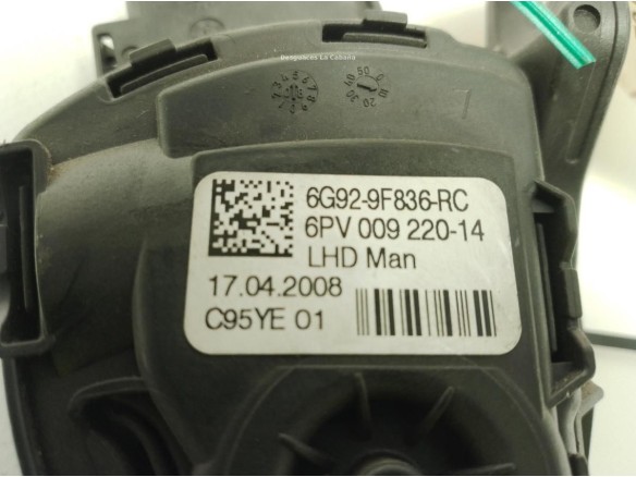 6G929F836RC POTENCIOMETRO ACELERADOR FORD MONDEO IV (BA7)|Desguaces La Cabaña