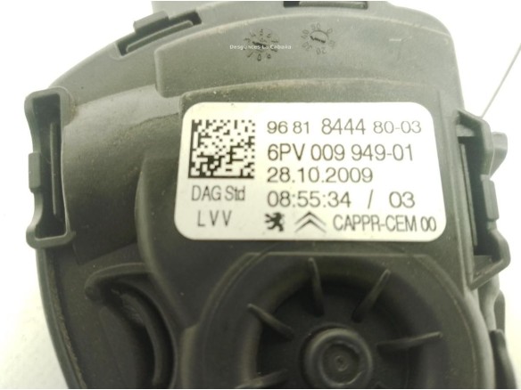 9681844480 POTENCIOMETRO ACELERADOR PEUGEOT 308 II|Desguaces La Cabaña