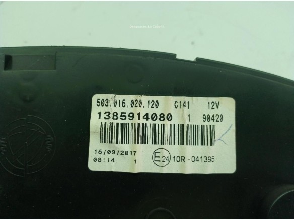 1617438580, 1385914080 CUADRO INSTRUMENTOS CITROEN JUMPER Furgón|Desguaces La Cabaña
