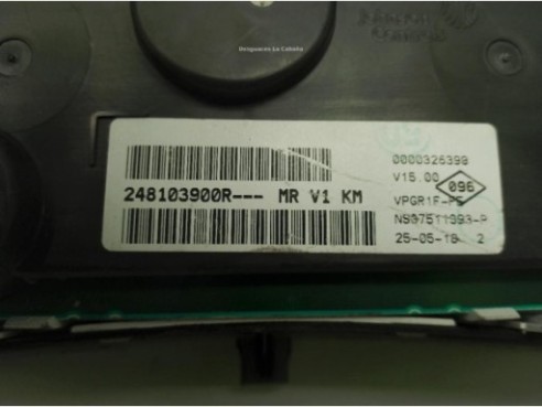 248103900R CUADRO INSTRUMENTOS DACIA DOKKER|Desguaces La Cabaña