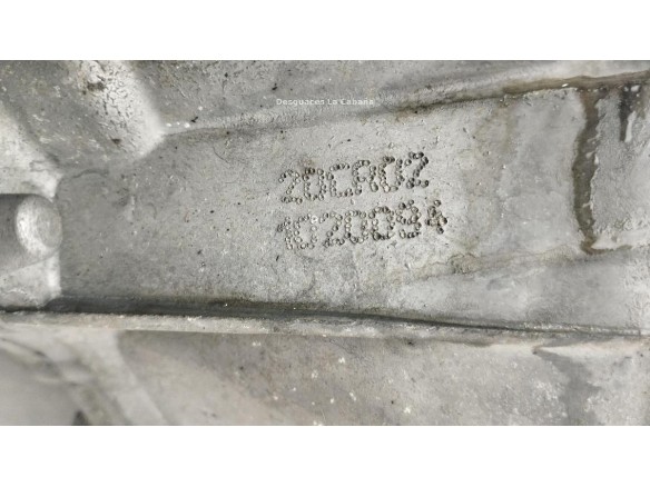 20CR02 CAJA CAMBIOS PEUGEOT 208|Desguaces La Cabaña