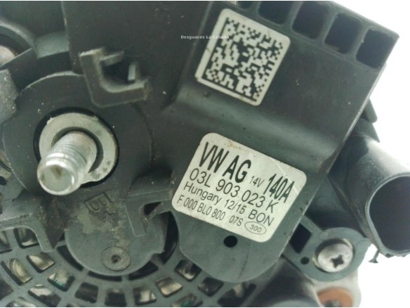 03L903023K ALTERNADOR VW SCIROCCO (137, 138)|Desguaces La Cabaña