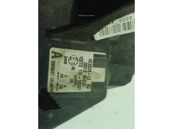 26010BN67A FARO DERECHO NISSAN ALMERA II Hatchback (N16)|Desguaces La Cabaña