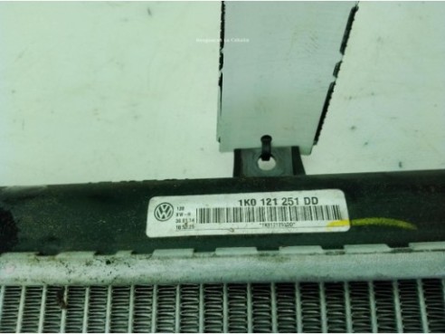 1K0121251AB RADIADOR AGUA VW CADDY III Variant (2KB, 2KJ, 2CB, 2CJ)|Desguaces La Cabaña