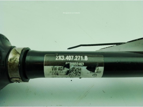 2K3407271B PALIER DEL IZQ VW CADDY III Variant (2KB, 2KJ, 2CB, 2CJ)|Desguaces La Cabaña