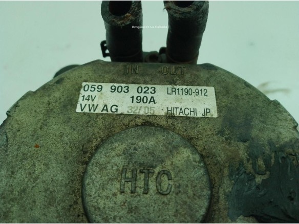 059903015RX ALTERNADOR VW TOUAREG (7LA, 7L6, 7L7)|Desguaces La Cabaña