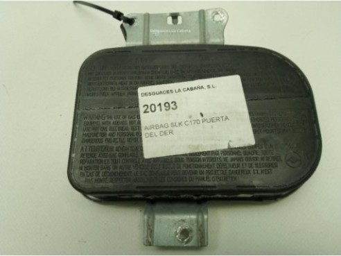 AIRBAG PUERTA LAT DEL DER MERCEDES BENZ SLK (R170)|Desguaces La Cabaña