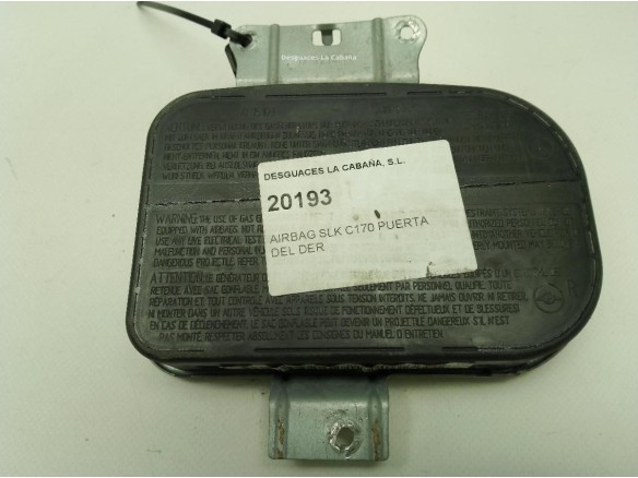 AIRBAG PUERTA LAT DEL DER MERCEDES BENZ SLK (R170)|Desguaces La Cabaña