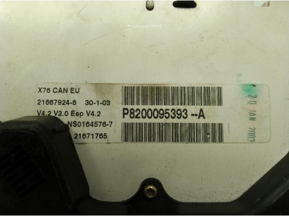 P8200095393 CUADRO INSTRUMENTOS RENAULT KANGOO (KC0/1_)|Desguaces La Cabaña