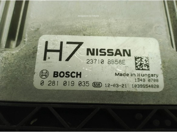 281019035 CENTRALITA MOTOR NISSAN QASHQAI / QASHQAI +2 I (J10, JJ10)|Desguaces La Cabaña
