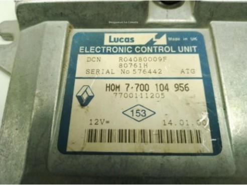 7700104956,7700111205, CENTRALITA MOTOR RENAULT CLIO II (BB_, CB_)|Desguaces La Cabaña