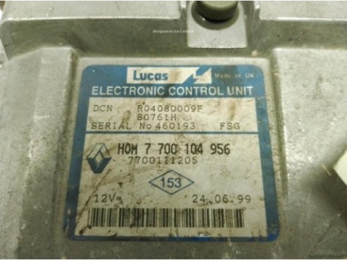 7700104956,7700111205, CENTRALITA MOTOR RENAULT CLIO II (BB_, CB_)|Desguaces La Cabaña