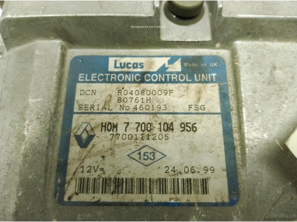 7700104956,7700111205, CENTRALITA MOTOR RENAULT CLIO II (BB_, CB_)|Desguaces La Cabaña