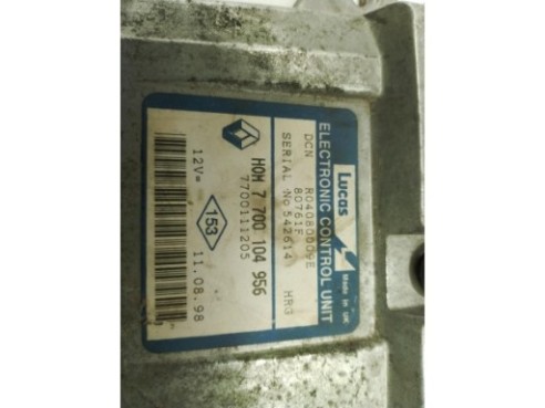 7700104956,7700111205, CENTRALITA MOTOR RENAULT CLIO II (BB_, CB_)|Desguaces La Cabaña