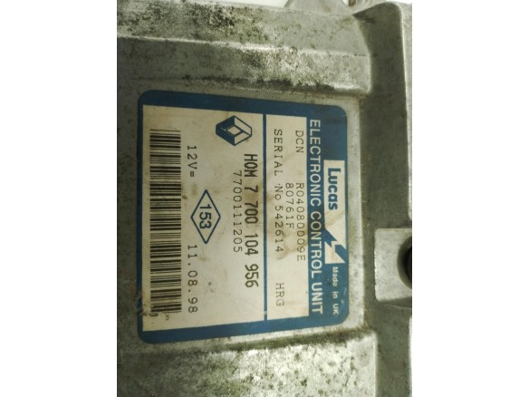 7700104956,7700111205, CENTRALITA MOTOR RENAULT CLIO II (BB_, CB_)|Desguaces La Cabaña